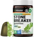 BIO KRAUTER Chanca Piedra Stone Breaker Gummies - 1600 mg Strength - 60 Vegan Chews - Natural Kidney & Gallbladder Cleanse Supplement