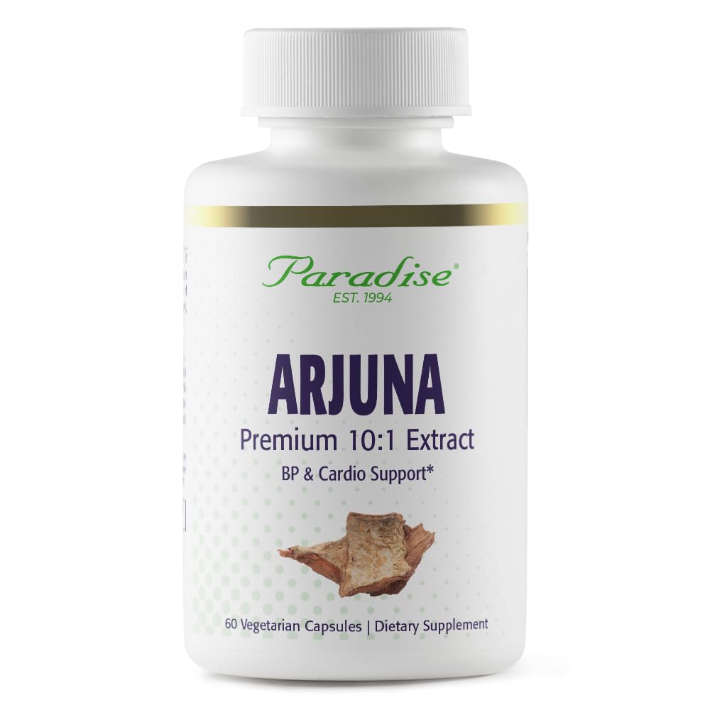 Cennet Herbs Arjuna, Cardiovascular Destek, Kan Baskı Bakım, Kalp Sağlığı, Antioksi Supplement, Vegan, Non-GMO, Gluten Free, 60 Vegetarian Capsules