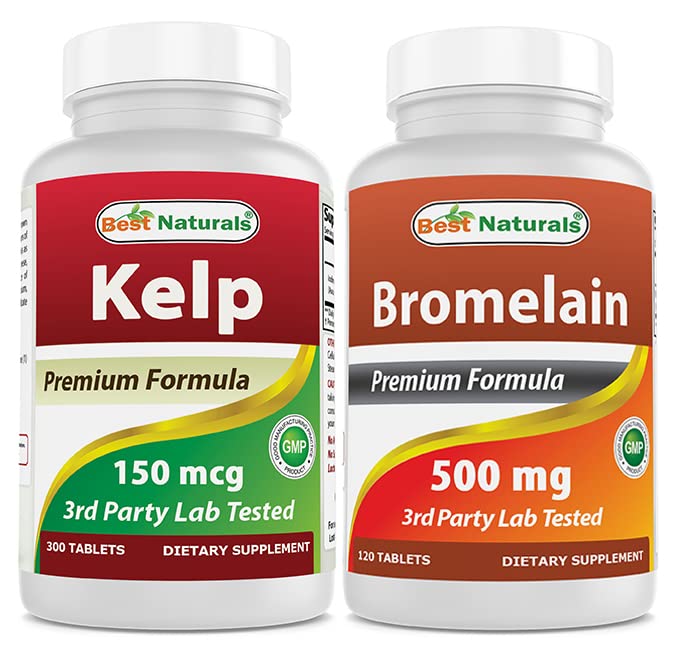 Συμπλήρωμα Kelp 150 Mcg & Bromelain 500 mg