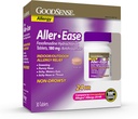 GoodSense Aller-Ease - Fexofenadine 180 180 mg Tablet - 24 Saat Kapalı ve Açık Yardım için Alerji ilacı, 30 Count Count