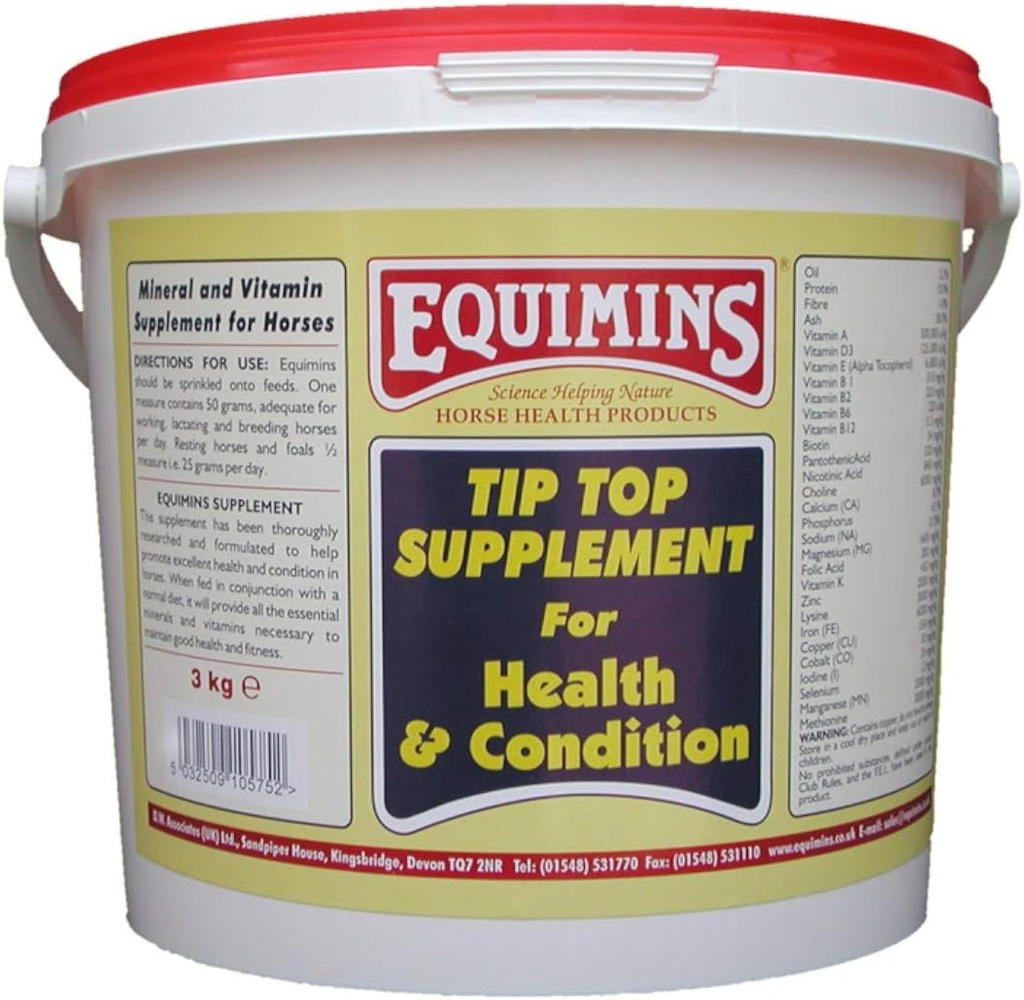 Συμβουλή συμπλήρωμα αλόγου Top Powder 3kg Tub