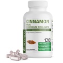 Bronson Cinnamon Plus συμπλήρωμα πικολινικό χρώμιο, υψηλής ισχύος Chromium, μη ΓΤΟ, 120 κάψουλες χορτοφάγων