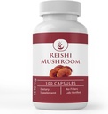 Saf Original Malzemeler Reishi Mushroom, (100 Capsules) Her zaman Pure, Nomixs Or Fillers, Lab TY