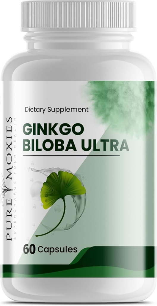 Ginkgo Biloba ve Laurel Brain Diyetary Supplement Supports Brain Function, Memory, mental Alertness, All Natural, improve Blood Circulation