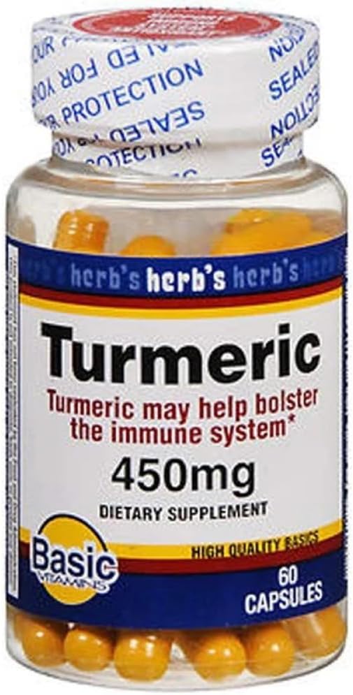Temel Vitamin Turmeric 450 mg Capsules - 60 ct, 2 Paket