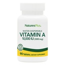 NaturesPlus Vitamin A (Palmitate) - 10.000 iu - Sağlıklı Skin, Gözler, Vizyon ve Immune Sistemi - Su ► maksimum Aborpsiyon için - 90 Vejetaryen Tabletler (90 Hizmet)