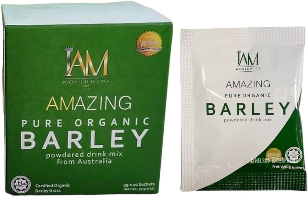 IAM Amazing Pure Organic Barley Toz İçecek Barley Green Natural