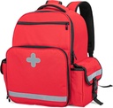 CURM Acil Tıpı Boş, İlk Yanıtlayıcı EMT Bag for EMS, Camping, Hiking, Home Health, Field Trips, Red (Bag Only, Patented Design)