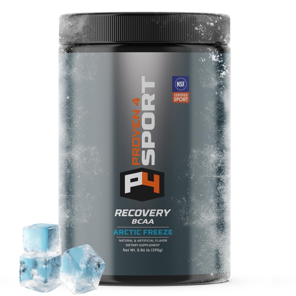 Proven4 Bcaa Post Workout Recovery Toz – NSF, Spor Kas Kurtarma Supplements için Elektrolytes ve Amino asitler Toz Arctic Freeze Flavor 30 Hizmetler