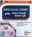 30 Natural Drug-Free Kids Better Breath Nasal Strips for Nasal Congestion, Alerji, Cold, Flu, Sinus, Thingsy Nose, Snoring, Deviated Septum, Sleep Aid, Athletic Performance - Ages 5 and Above