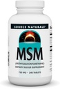 Source Naturals MSM (metilsulfonylmethane), 750 mg - 240 Tablet