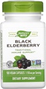 Nature's Way Black Elderberry 100 κάψουλες Συσκευασία των 3
