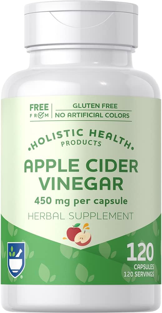 Rite Aid Apple Cider Vinegar Tablets with Cayenne Pepper, 120 Count Supports Metabolism, Diyet, Detox, Digestion, Gut Health, Immune Support Supplement