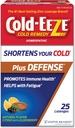 Cold-Eeze Plus Defense Natural Citrus with Elderberry Çinko Lozenges, Homeopathic Cold Remedy, Shortens Common Cold Belirtileri, Sambucus Nigra, Echinacea ve Rose HIPS ile Immune Health, 25 Ct