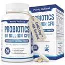 Safly Optimal Premium Probiyotiks 60 Milyar CFU w/Organic Prebiyotiks & Digestive Enzymes
