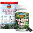 Fulvic Humic Mineral Plant-Kaynaklanan Trace Mineralleri, Elektrolytes, Gut Health, Cognitive & Immune Support, Pure Vitality Formula for Strength - 120 Capsules