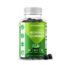 Vitamatic Sugar Free Moringa Gummies – 10.000 mg Ισοδύναμο ανά σερβίρισμα (από 200 mg των 50:1 Extract) – Green Superfood Supplement – 60 Pectin Based Vegan Gummies – Χωρίς ζάχαρη Προστέθηκε