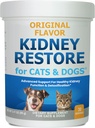 Kidney Cats & Dog Original Feline & Canine Kidney Cleanse Detox & Tamir Supplement için Geri Döndü, Kidney Function Natural Cat & Dog Kidney Support for Kidney Health 90 Gr