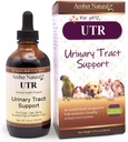 Amber NaturalZ UTR Urinary Tract Herbal Supplement for Dogs, Cats, Birds, Guinea Pigs ve Tavşanlar | Pet Herbal Supplement for Bladder Support | 4 Akışkan Ounce Glass Şişe | ABD'de Üretildi