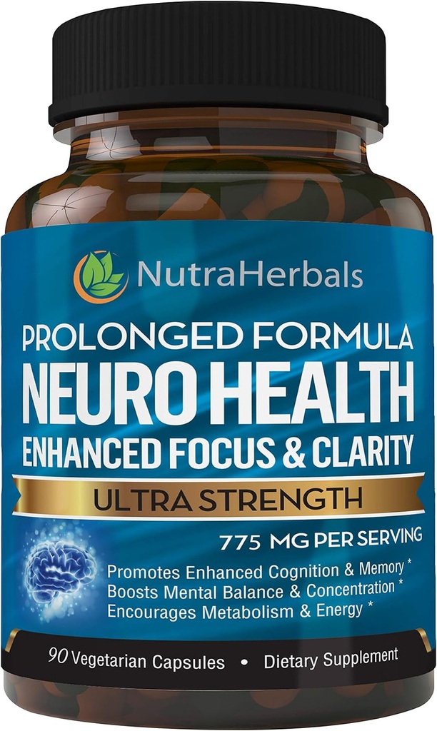 Beyin ATM Supplement -90 Day Supply- Nootropics mental Clarity, Memory & Focus. Prolonged Performance - DMAE, Bacopa Monnieri, Rhodiola Rosea.