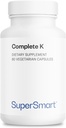 Supersmart - Tamam K - K1, K2 (MK4 + MK7) - Full Spectrum Vitamin K Supplement | Non-GMO & Gluten Free - 60 Vegetarian Capsules