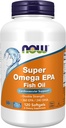 Şimdi Gıdalar Tamamlıyor, Super Omega EPA, 360 EPA / 240 DHA, Moleküler Olarak Depres, Cardiovascular Destek*, 120 Softgels