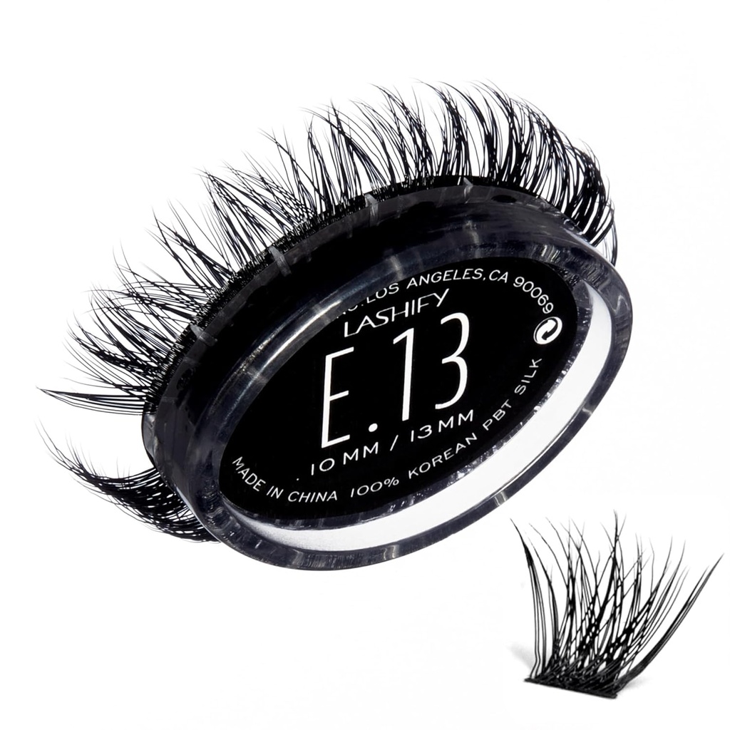 Lashify Extreme 13mm Gossamer DIY Eyelash Yeniliyor, Black, Easy false Lashes to Add Tremendous Volume