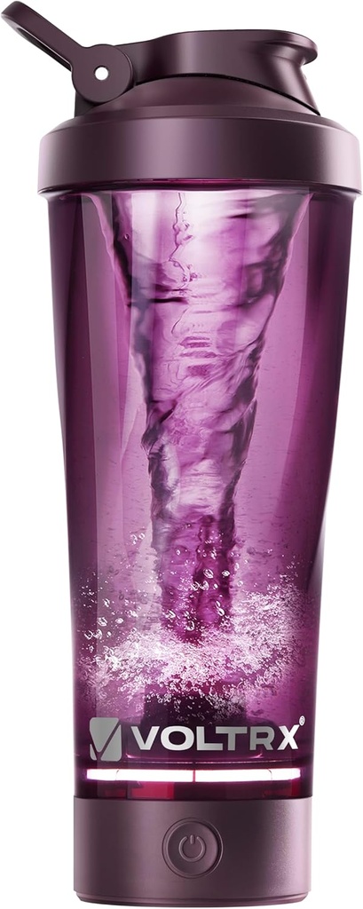 VOLTRX Premium Elektrikli Protein Shaker Şişe, Tritan ile Yapıldı - BPA Ücretsiz - 24 oz Vortex Port / XP C Isıtmalı Shaker Cups for Protein Shakes