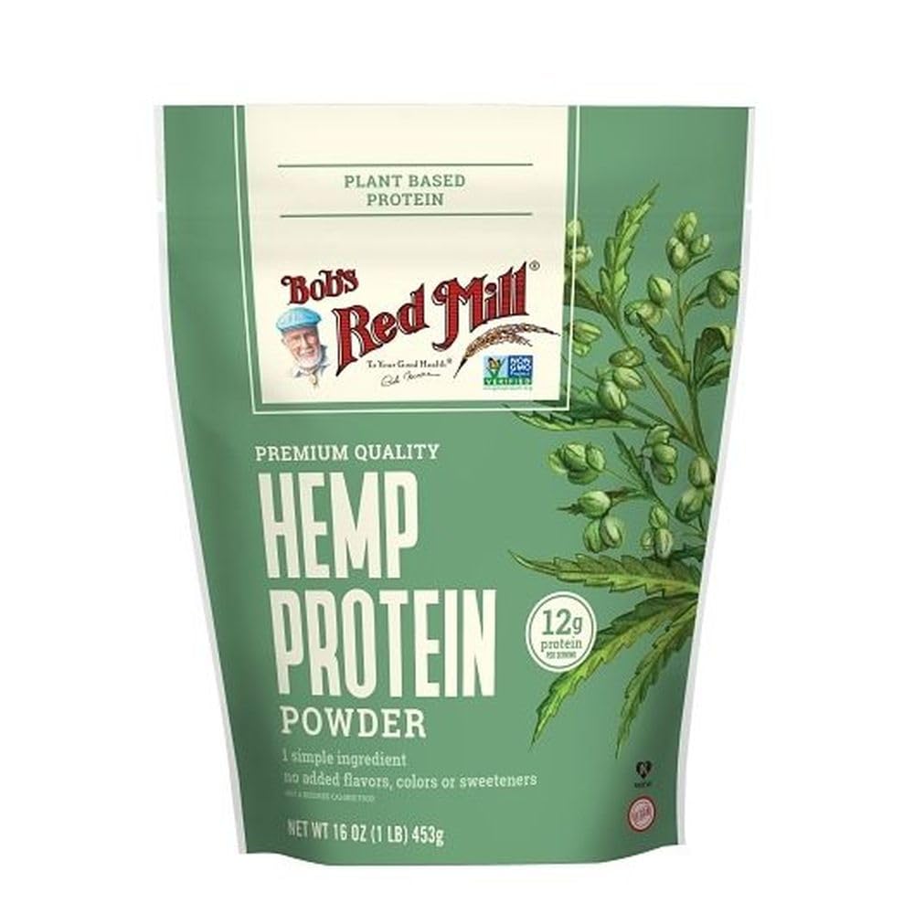 Bob's Red Mill Hemp Protein Toz, 16oz (GMO, Vegan, Paleo Dostu, Keto Dostu, Kosher
