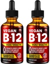 2. Paket - B12 Sublingual 5000 mcg Drops - ABD'de Made in - Vegan B12 Enerji, Mood & Memory - Highly Bio available Sublingual Drops - Goodcobalamin for Women & Men - 2 fl. oz.
