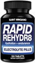 Hızlı Rehydr8 Electrolyte Tabletler 100 Capsules – Cramping ve Desteklerin Kas Endurance ve Recovery Önlenmesinde Hydration Pills Aid - 100 Easy to Swallow Capsules