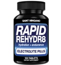 Hızlı Rehydr8 Electrolyte Tabletler 100 Capsules – Cramping ve Desteklerin Kas Endurance ve Recovery Önlenmesinde Hydration Pills Aid - 100 Easy to Swallow Capsules