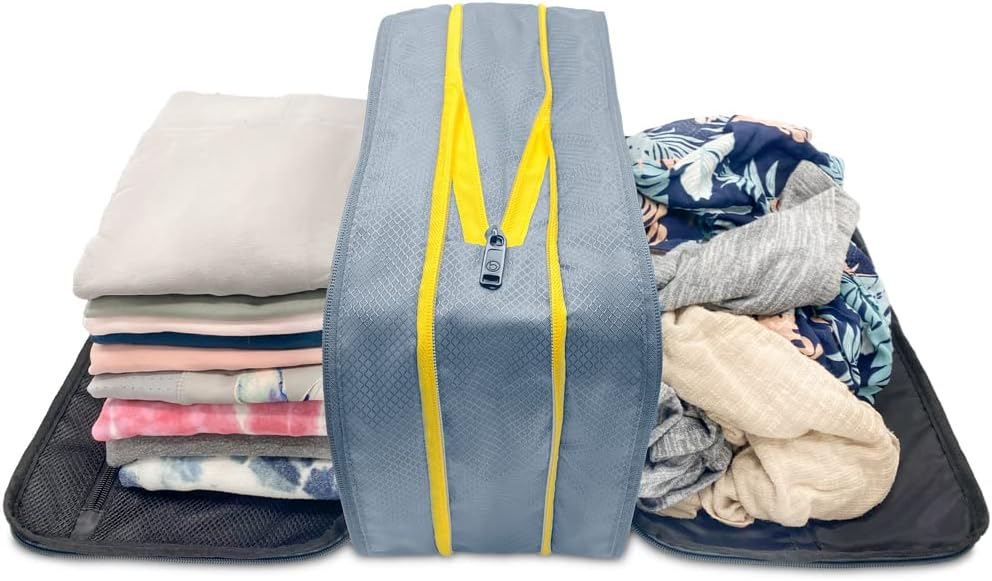 Biaggi Ultimate Capsule ZipCube Set of 2 - Suitcases, hafif Ambalaj Cubes for Women & Men's Travel Aksesuarları