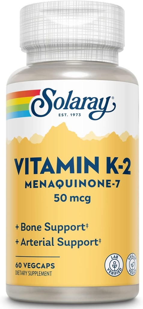 SOLARAY K-2 Mk-7 50 Mcg VCapsules | 60 Kont