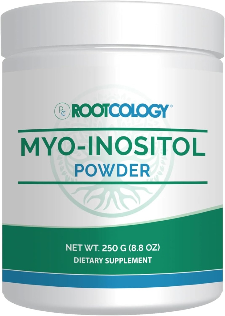 Dr. Izabella Wentz | Myo-Inositol Toz | Inositol Supplement for Mood, Brain Health ve Liver Support | 250g / 345 Servisler