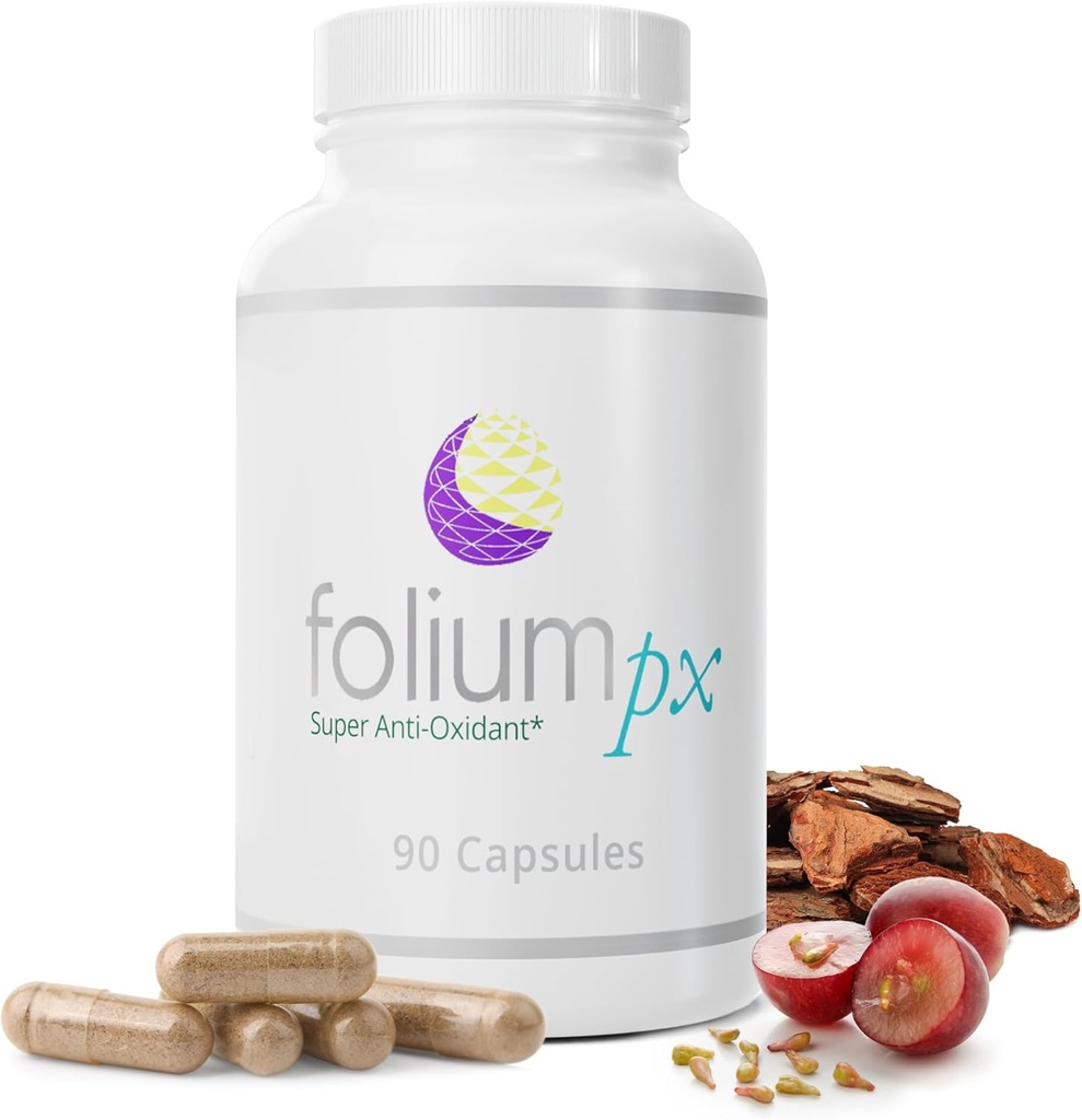 FoliumpX Pure Pine Tree Bölüm/Grape Tohumksiyonu: Nature's Powerhouse Support for Full Body Cleanse and Metal Detox