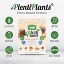 Vücut Beslenme PlentiPlants Plant Temel Protein Toz, Soy veya Yapay Malzemeler olmadan Sütsiz Protein, Doğal Lezzetli Organik Bitki Protein Shake, Chocolate Peanut Butter, 38 g