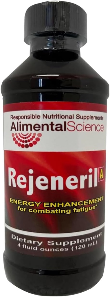 Rejeneril-A Sıvı Supplement - En Az Apsiyon için Sıvı Öpücü - Doğal Enerji Alfa Lipoic Acid & Vitamin Mix, Sugar-Free, Caffeine-Free, Gluten-Free (4 oz)