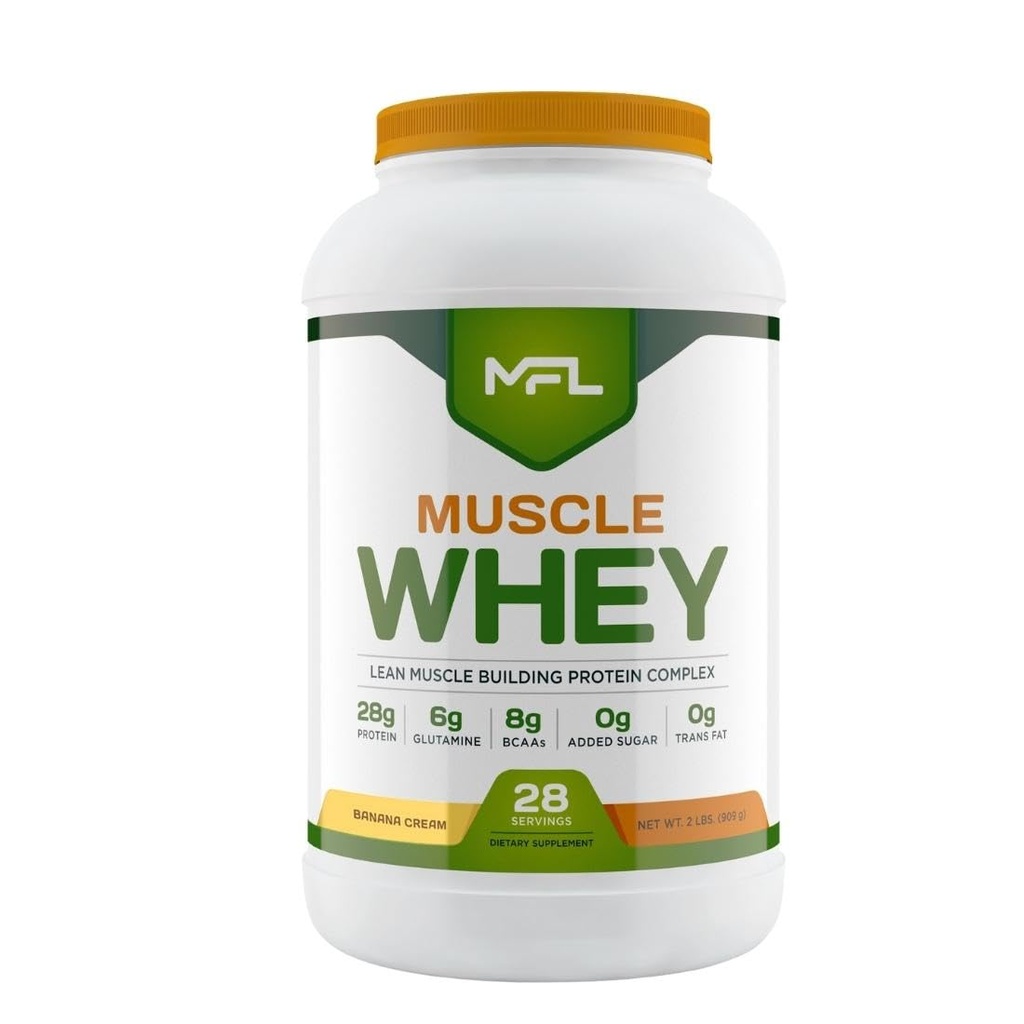 MFL Kas Whey Protein l 28g Protein l 8g BCAAs l Keto Friendly l Low Carbs l 2 lbs (Vanilla Bean)