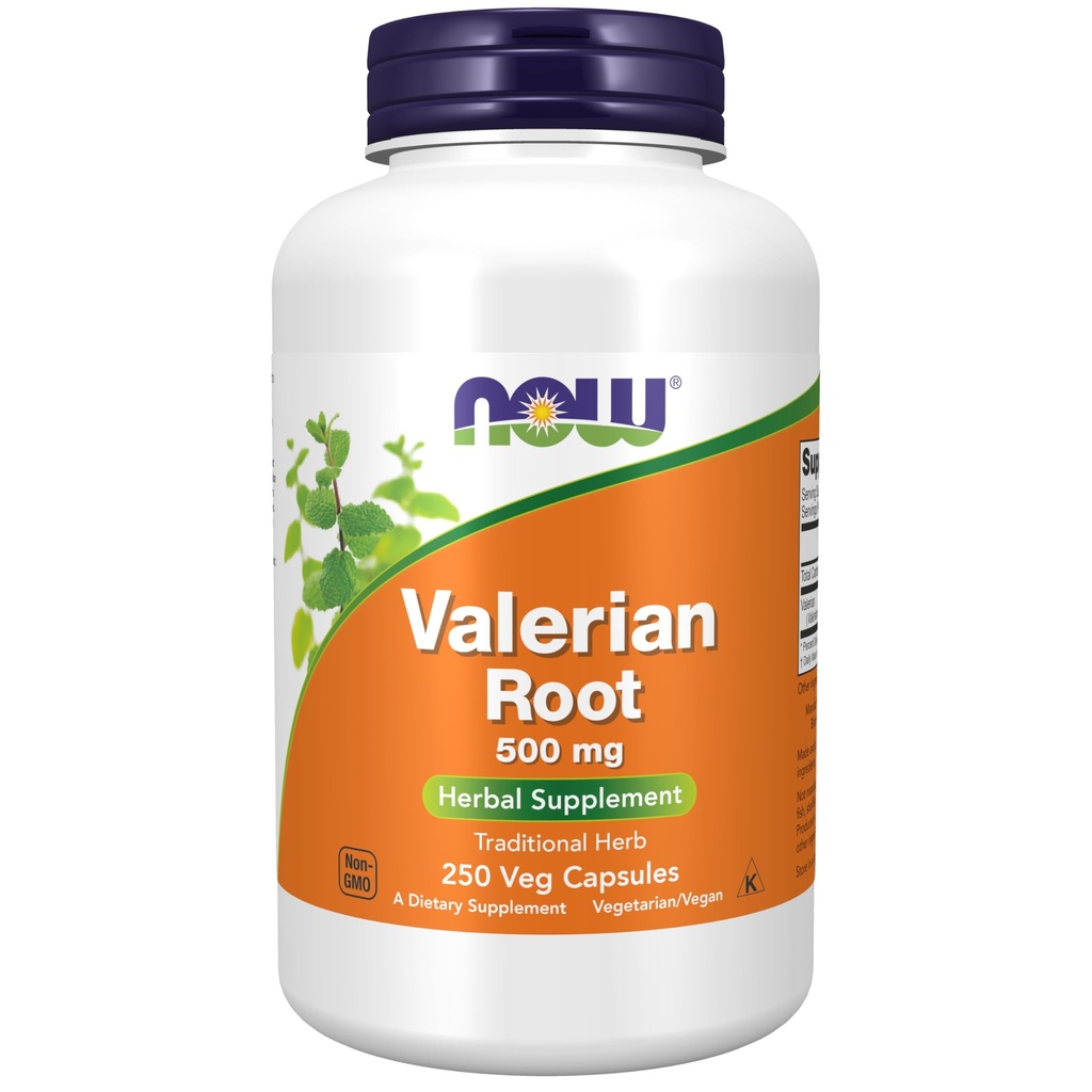 Şimdi Gıdalar Tamamlar, Valerian Root (Valeriana outicinalis) 500 mg, Herbal Supplement, 250 Veg Capsules