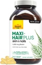 Ülke Hayatı, Maxi-Hair Plus Biotin, Sağlıklı Saçlar, Cilt ve Çiçekler, Daily Supplement, 240 ct