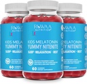 Çocuklar için Melatonin 1 mg Gummies, Güvenli, Uyuşturucu Özgür ve Etkili Doğal Uyku Yardımı Çocuklar için Tamam. Çocuklar 1mg Melatonin Gummy, Gluten-Free Vegetarian Restful Sleep Products for Ages 4+. 180ct (3)