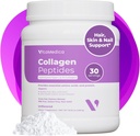 VitaMedica Collagen Vita Toz for Women & Men - Sağlıklı Saç, Skin, Nails, Bones and Commons - Hydrolyzed Tip I & III, Grass-Fed, Pasture-Raized protein, Zero Sugar - 30 Servisler
