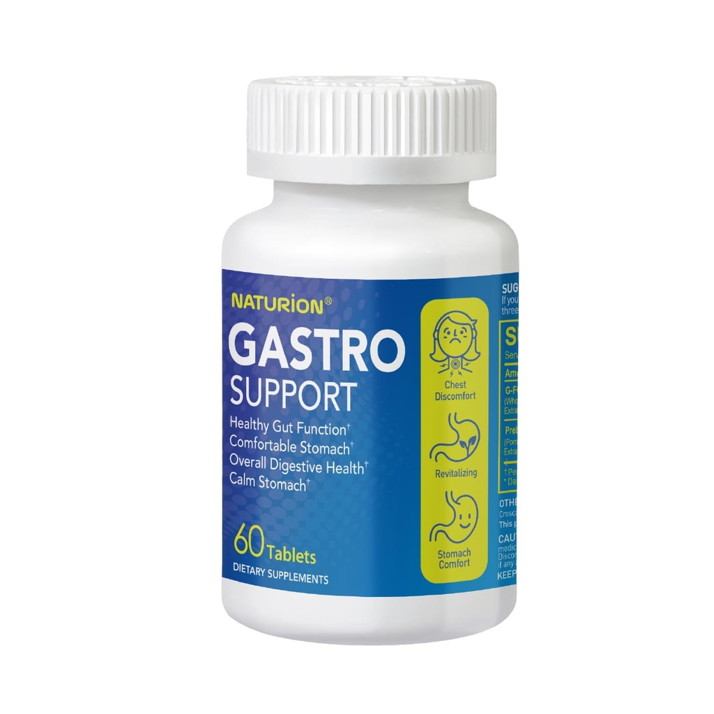 Gastro Desteği – G-FOS Mix, Organik Ginger Root, Licorice Extract, Mastic Gum & Pomegranate – Destekler Digestive Comfort & Gut Balance – 60 Tablet, 60 Day Supply