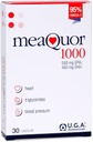 Meaquor 1000 Omega 3 Fish Oil Supplement IFOS sertifikalı - Omega3 ile 1000 mg EPA ve DHA per Capsule - No Aftertaste, Non-GMO (30 Softgels)