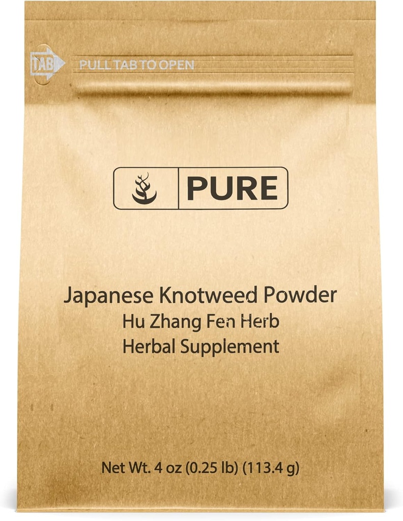 Saf Orijinal Malzemeler Japon Knotweed (4oz) Hu Zhang, Geleneksel Tamam, Gluten-Free