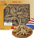Hand- Selected American Wisconsin Farmed BTC Root Medium 美国威斯康辛州 长枝西洋参 | Cultivated Wisconsin American BTC Büyük 8oz/Box