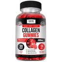 Kaya Naturals Collagen Gummies for Men & Women Supplement | Nature Made Gummies - 1000 mg of Hydrolyzed Collagen, C, Selenium & Biotin, Strawberry Flavor - 30 Count