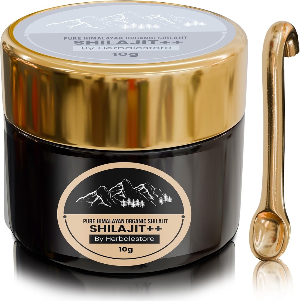 shilajit++ Pure Himalayan Shilajit Resin 10g | 600mg Potency, Shilajit Pure Himalayan Organic- Pure Shilajit for Women |Shilajit for Energy | Himalayan Shilajit for Men