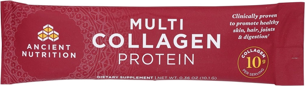 ANCIENT NUTRITION Multi Collagen Komplek Toz Paketi, 0.36 OZ ( Ambalaj Vary)